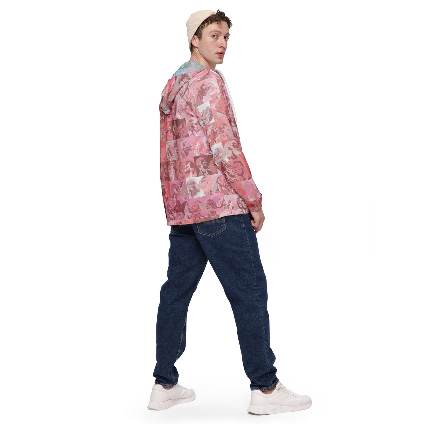 Tile Windbreaker - Pink