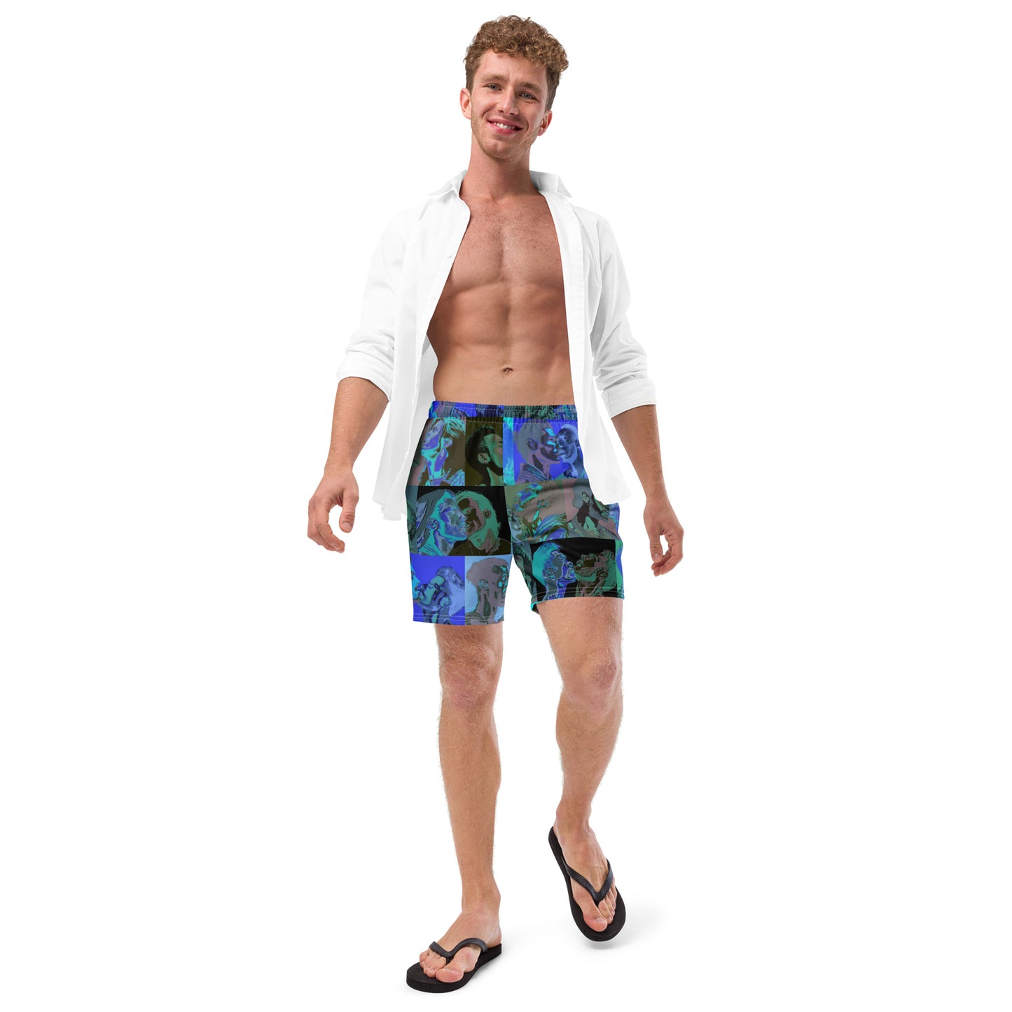 Tile Swim Trunks - Tron