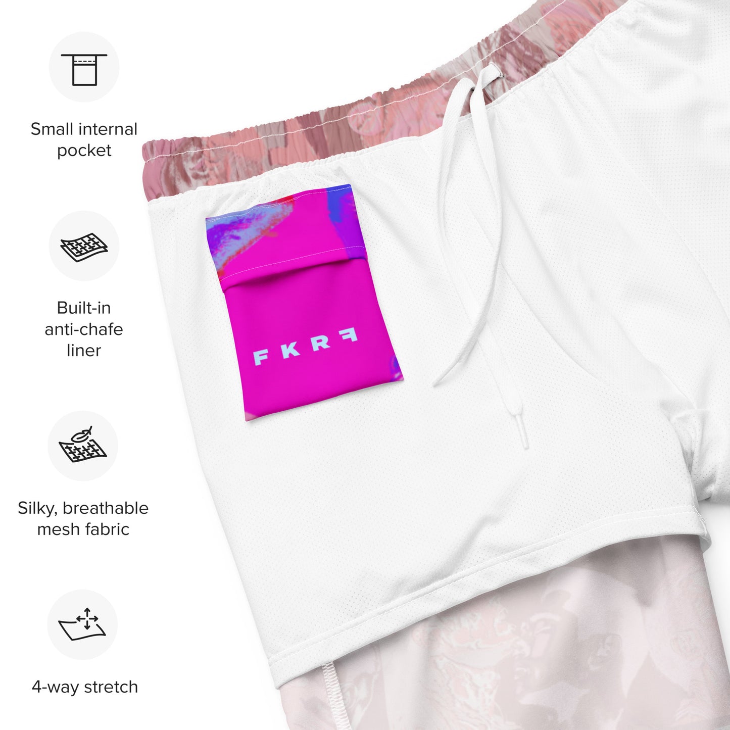 Tile Swim Trunks - Pink