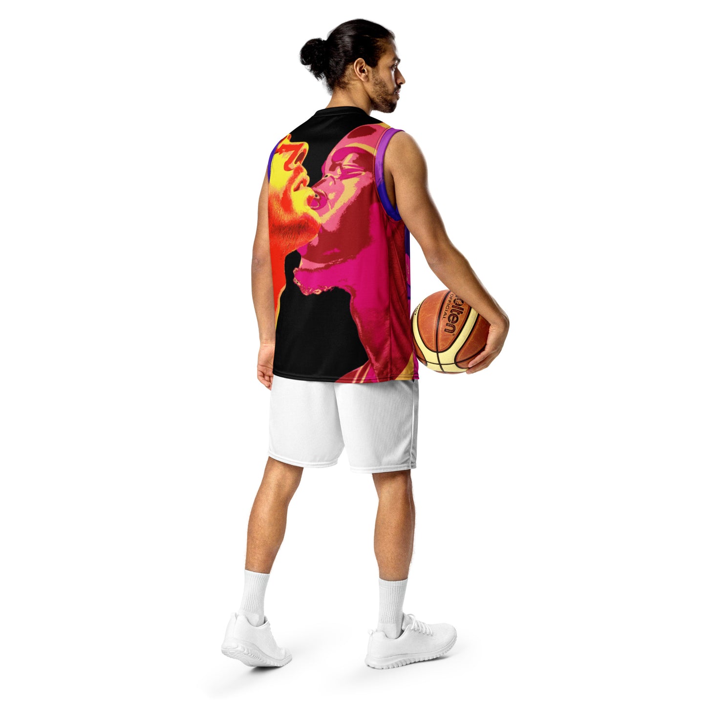 "Break the Fucking Rules" Basketball Jersey Crop Top