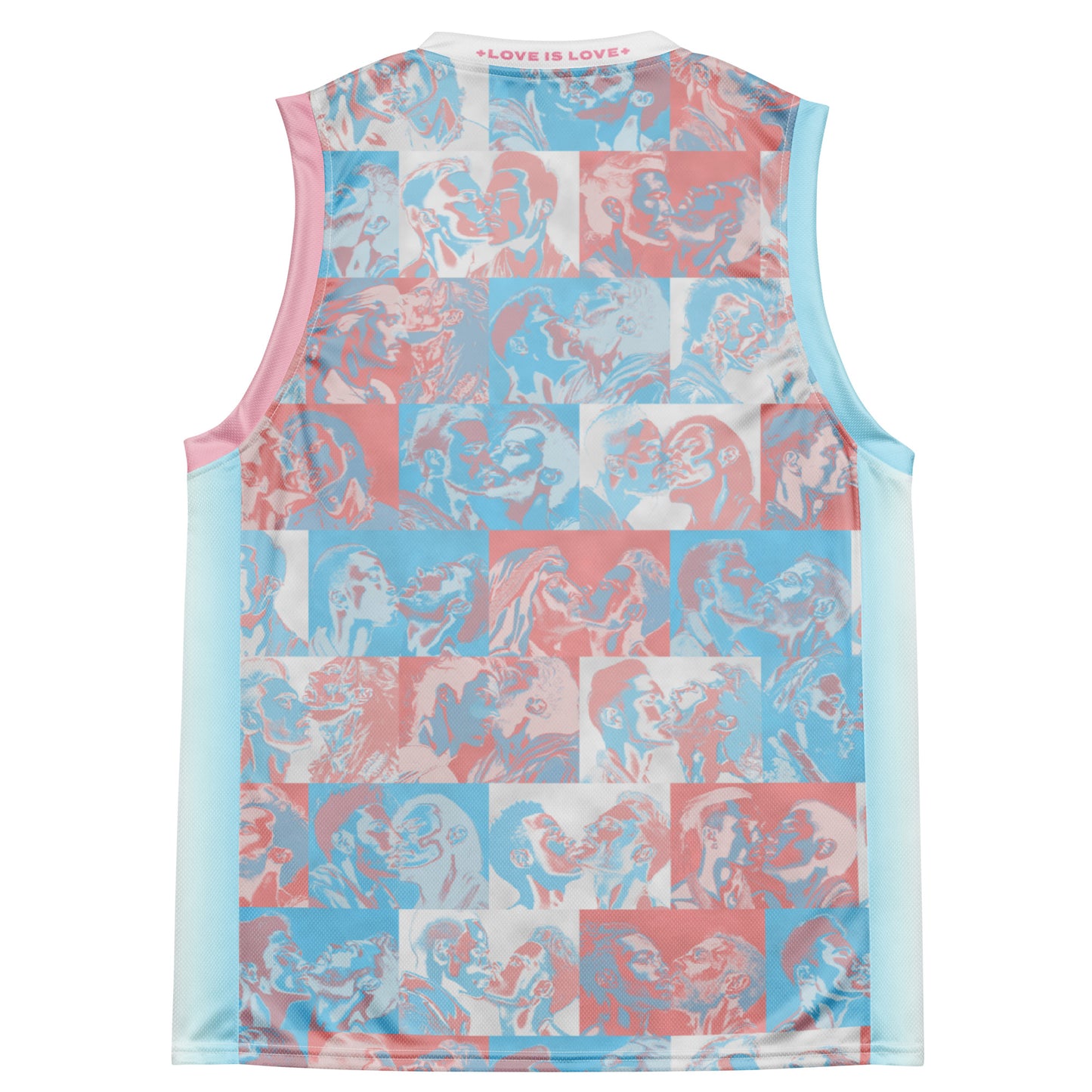 Trans Pride Basketball Jersey Crop Top