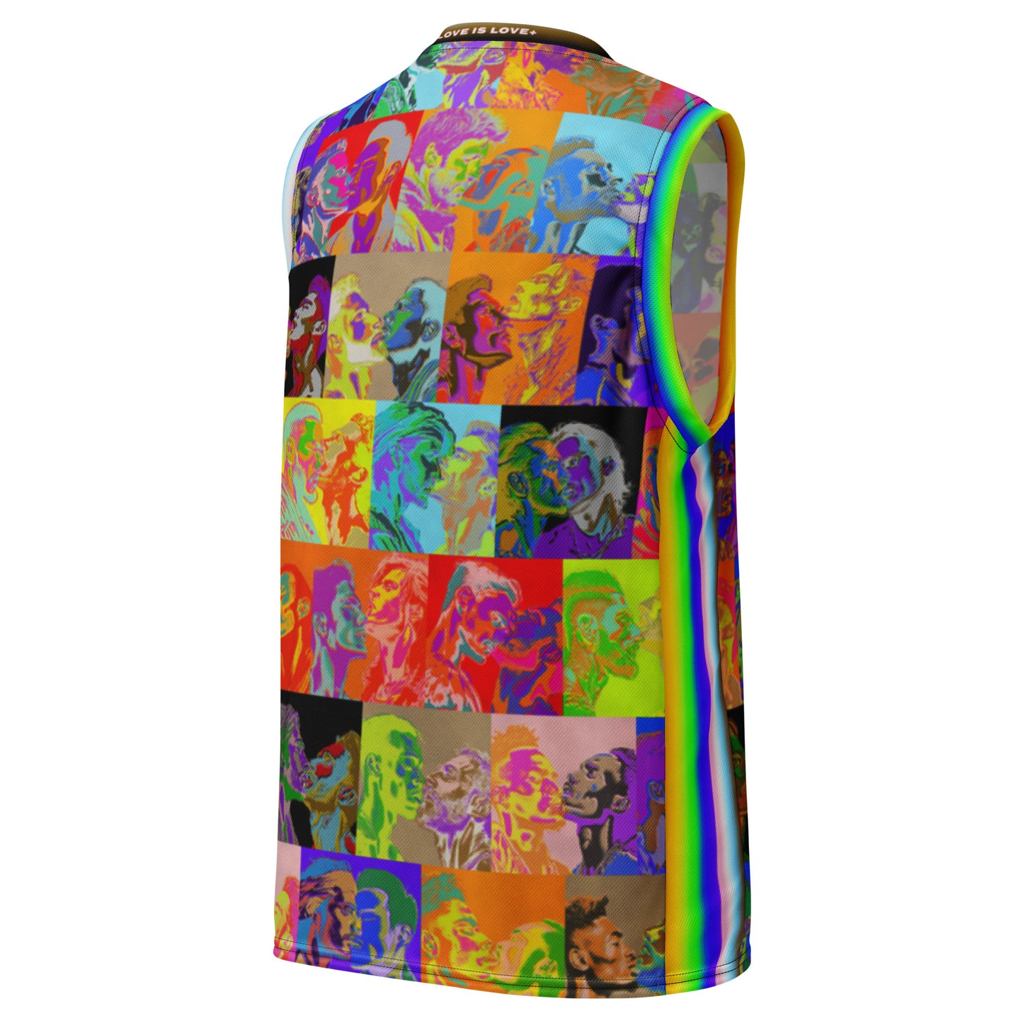 Spectrum Pride Basketball Jersey Crop Top