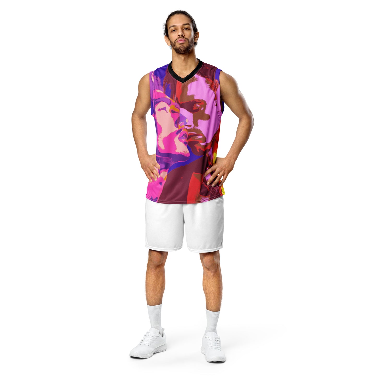 "Break the Fucking Rules" Basketball Jersey Crop Top