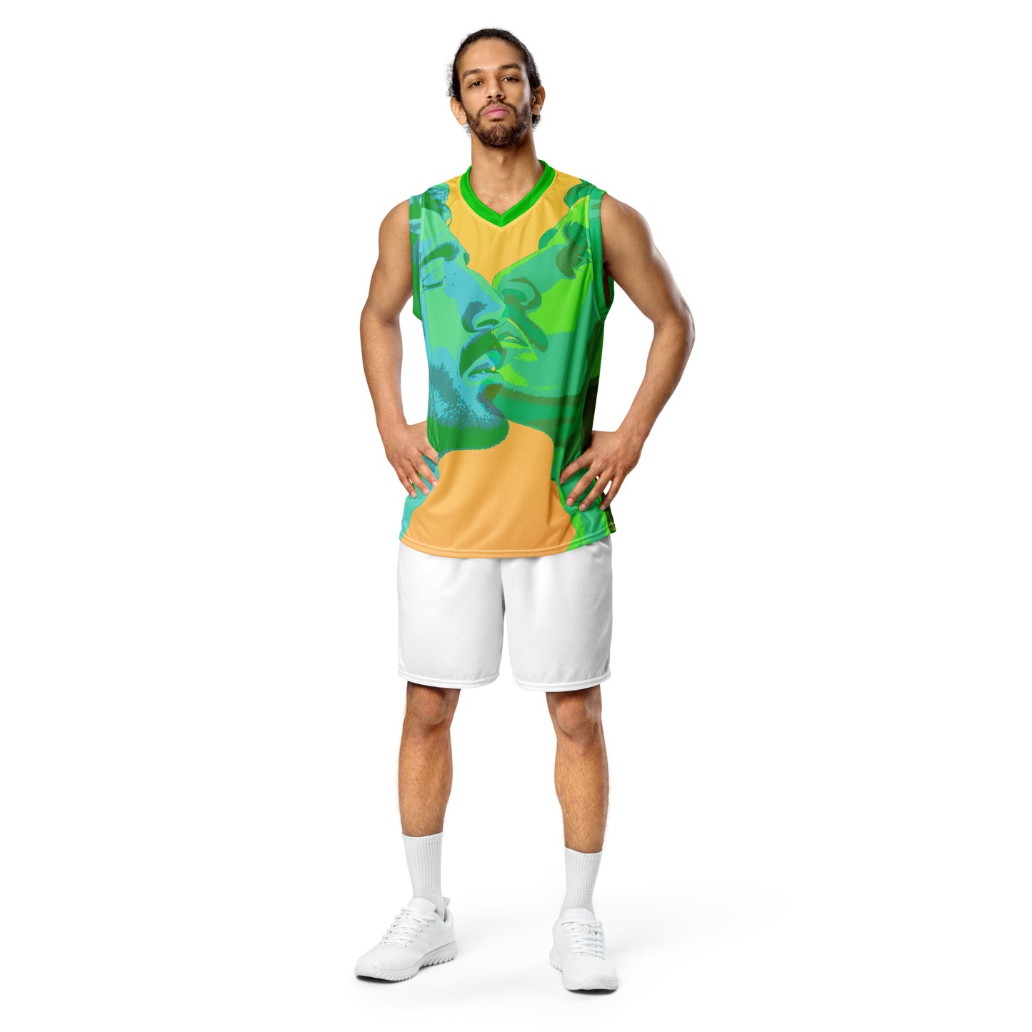 "New, Scary, Overwhelming, Exciting" Basketball Jersey Crop Top
