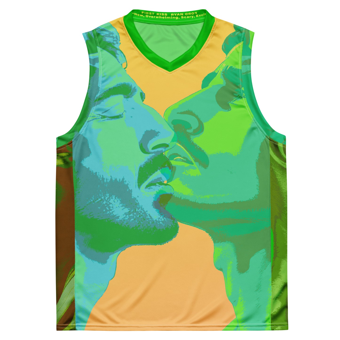 "New, Scary, Overwhelming, Exciting" Basketball Jersey Crop Top