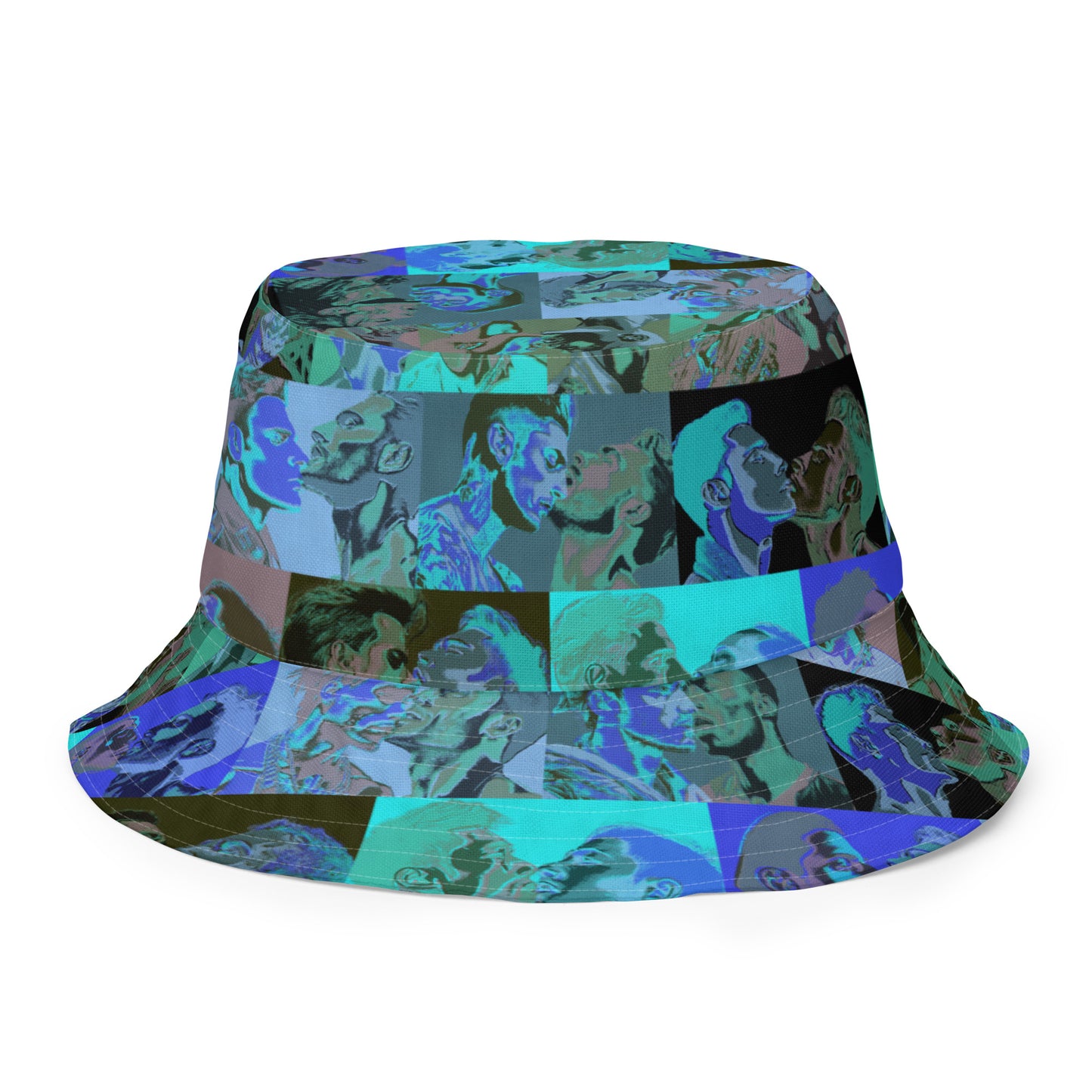 Tile Bucket Hat (Reversible) - Pink/Tron