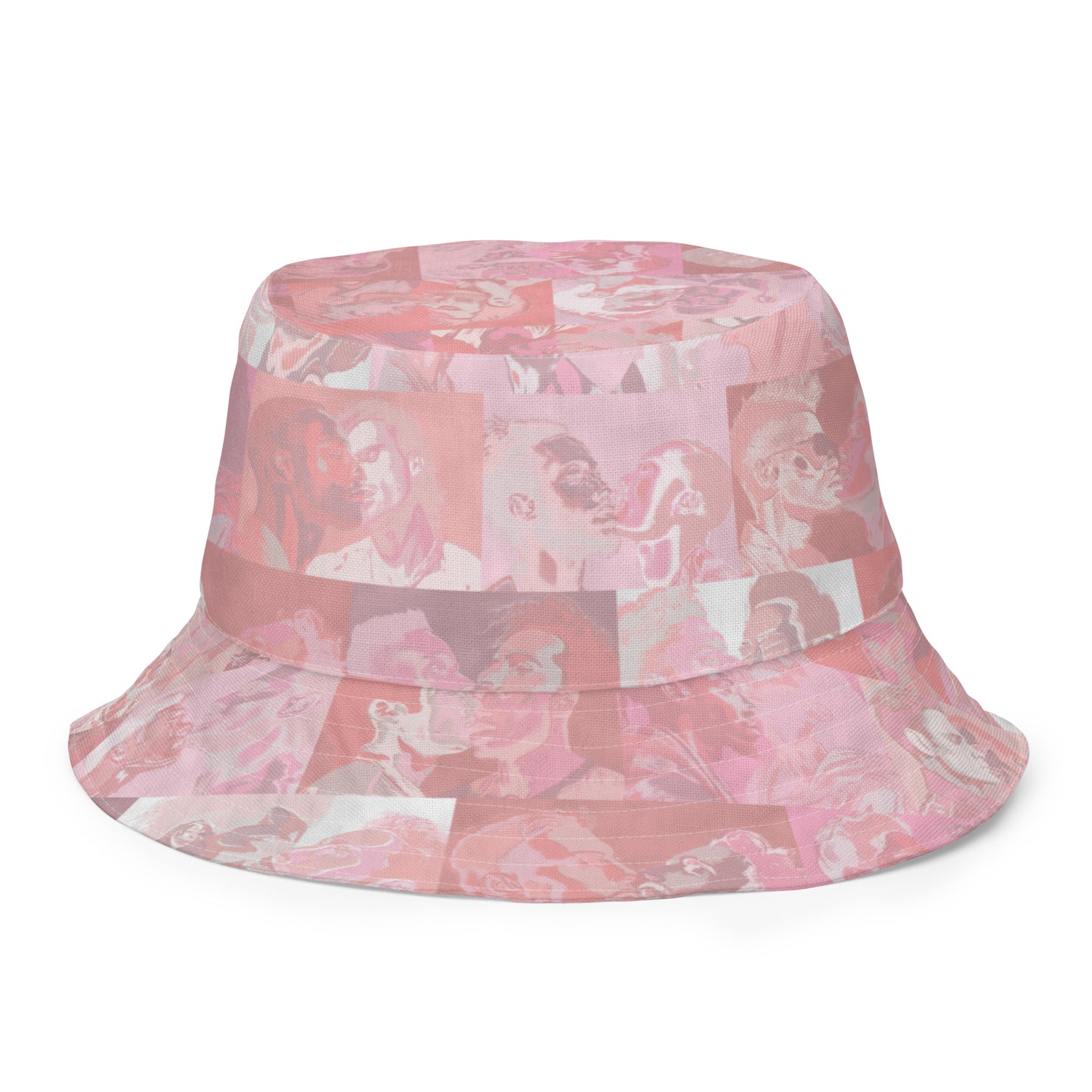 Tile Bucket Hat (Reversible) - Pink/Tron