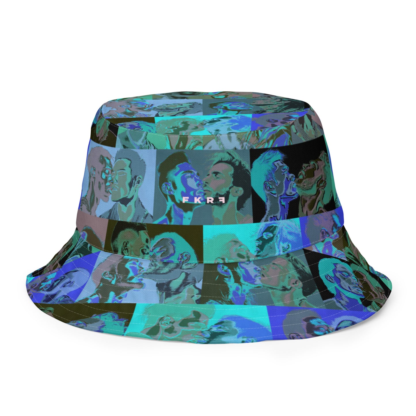 Tile Bucket Hat (Reversible) - Pink/Tron