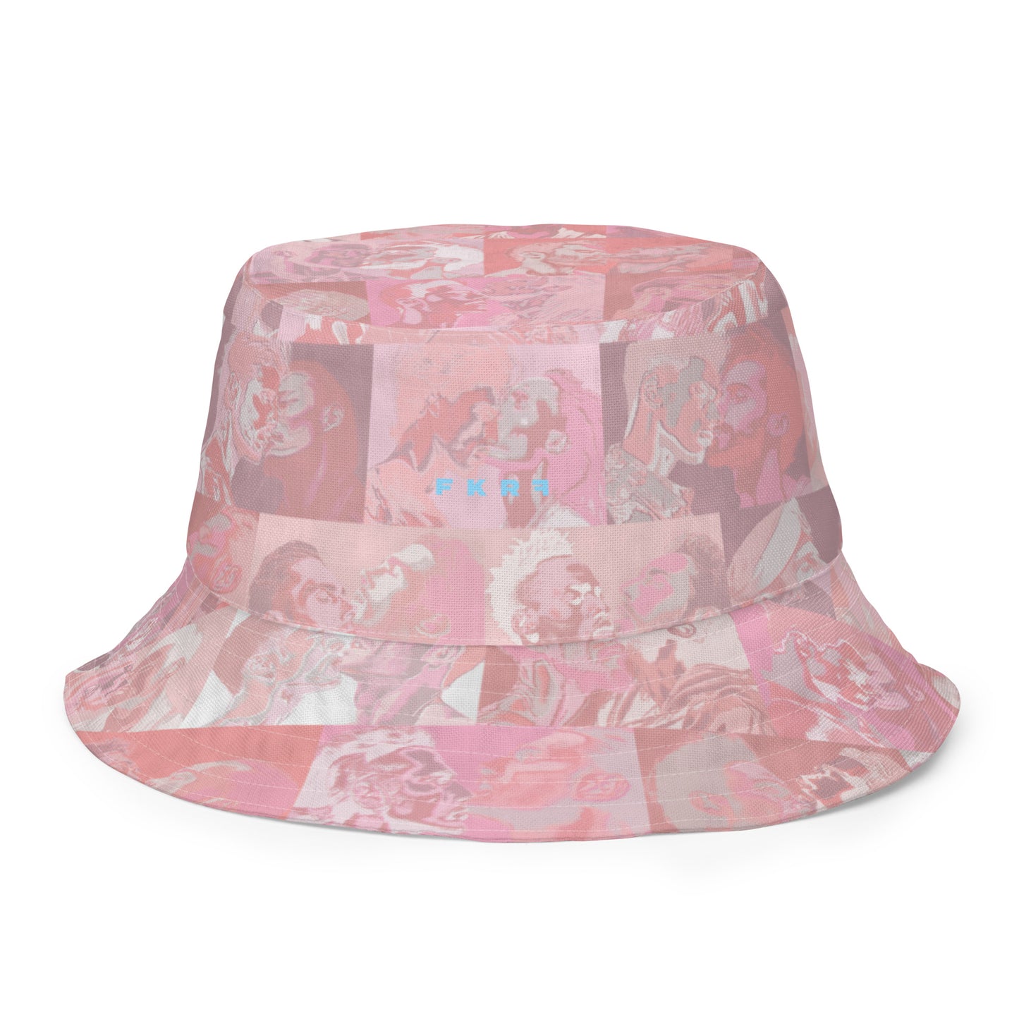 Tile Bucket Hat (Reversible) - Pink/Tron