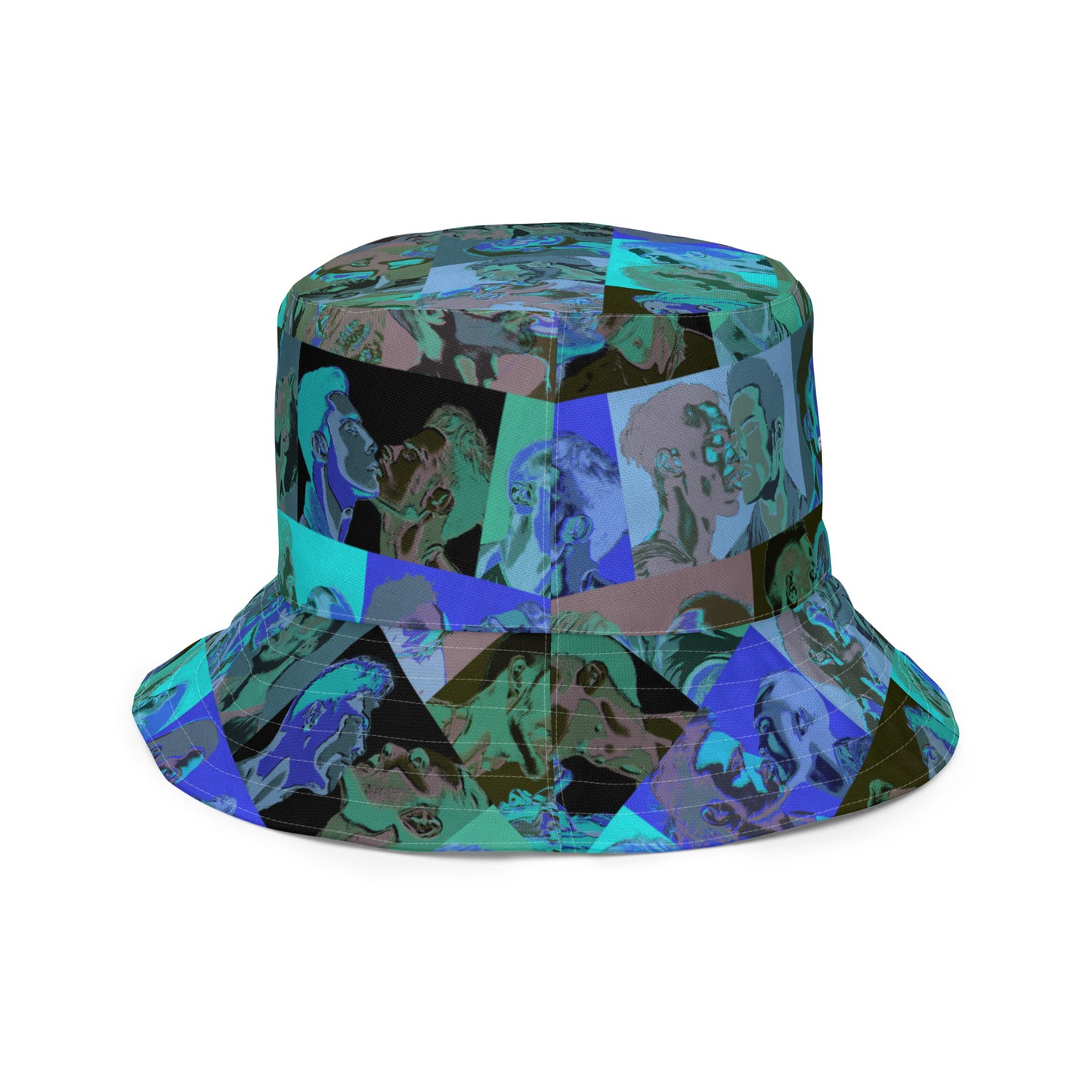 Tile Bucket Hat (Reversible) - Pink/Tron