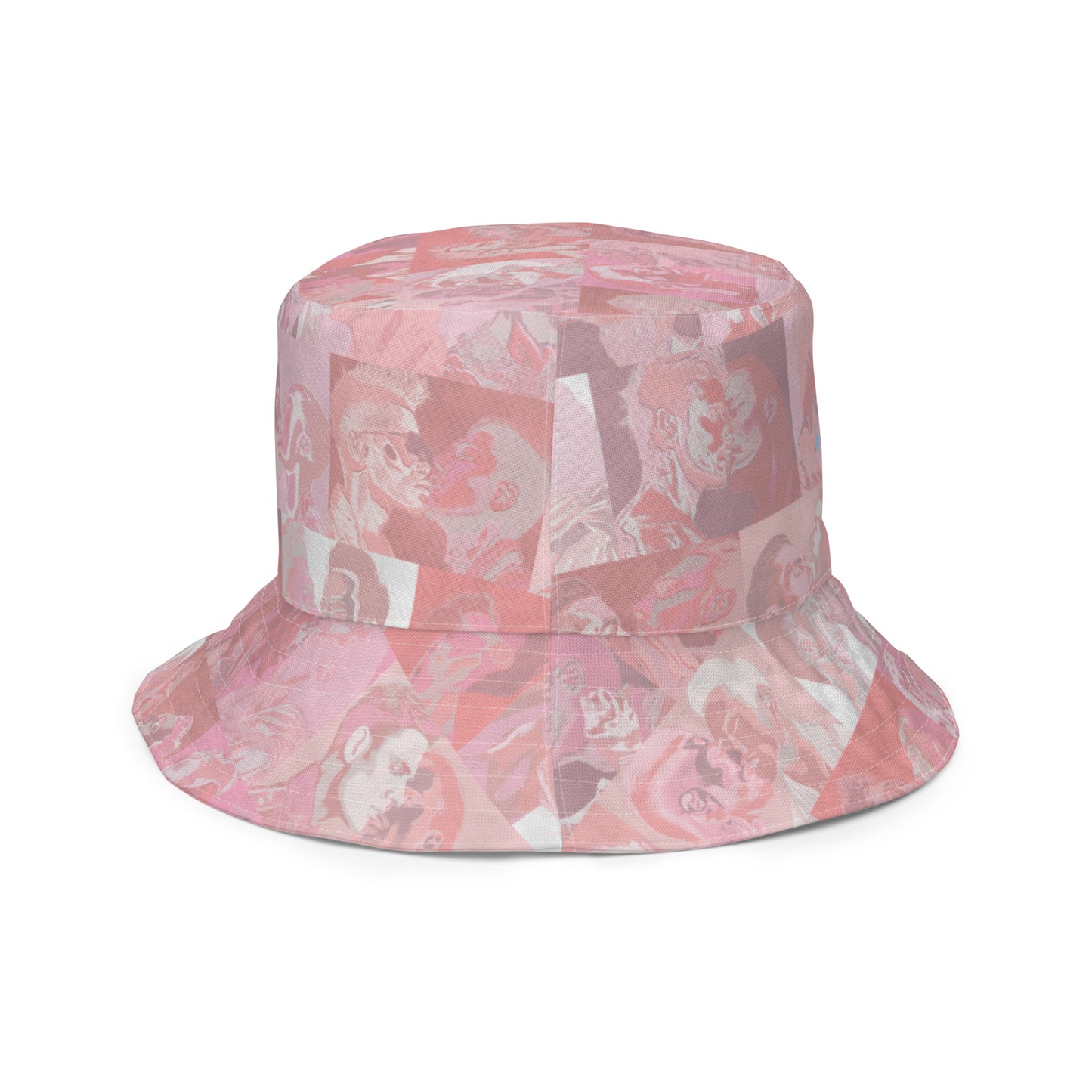 Tile Bucket Hat (Reversible) - Pink/Tron