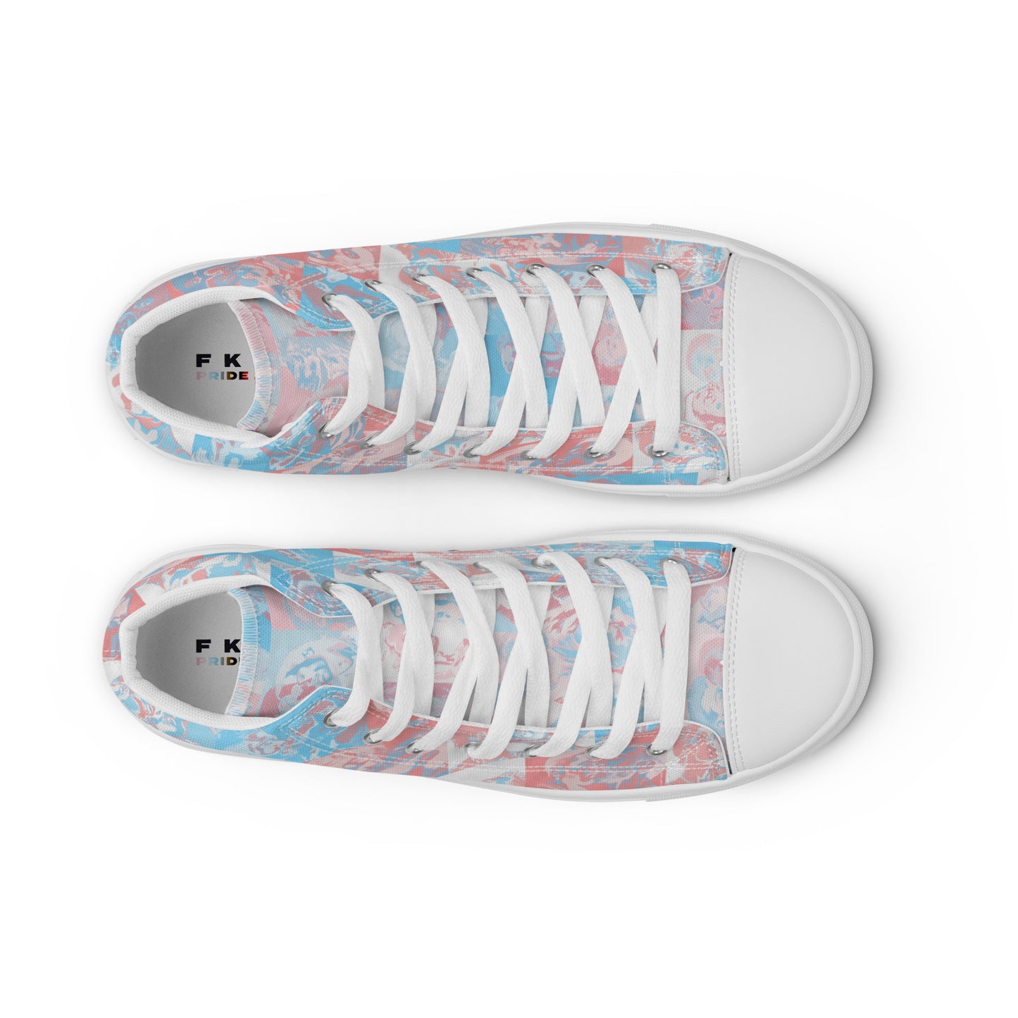 Tile High Tops - Trans Pride
