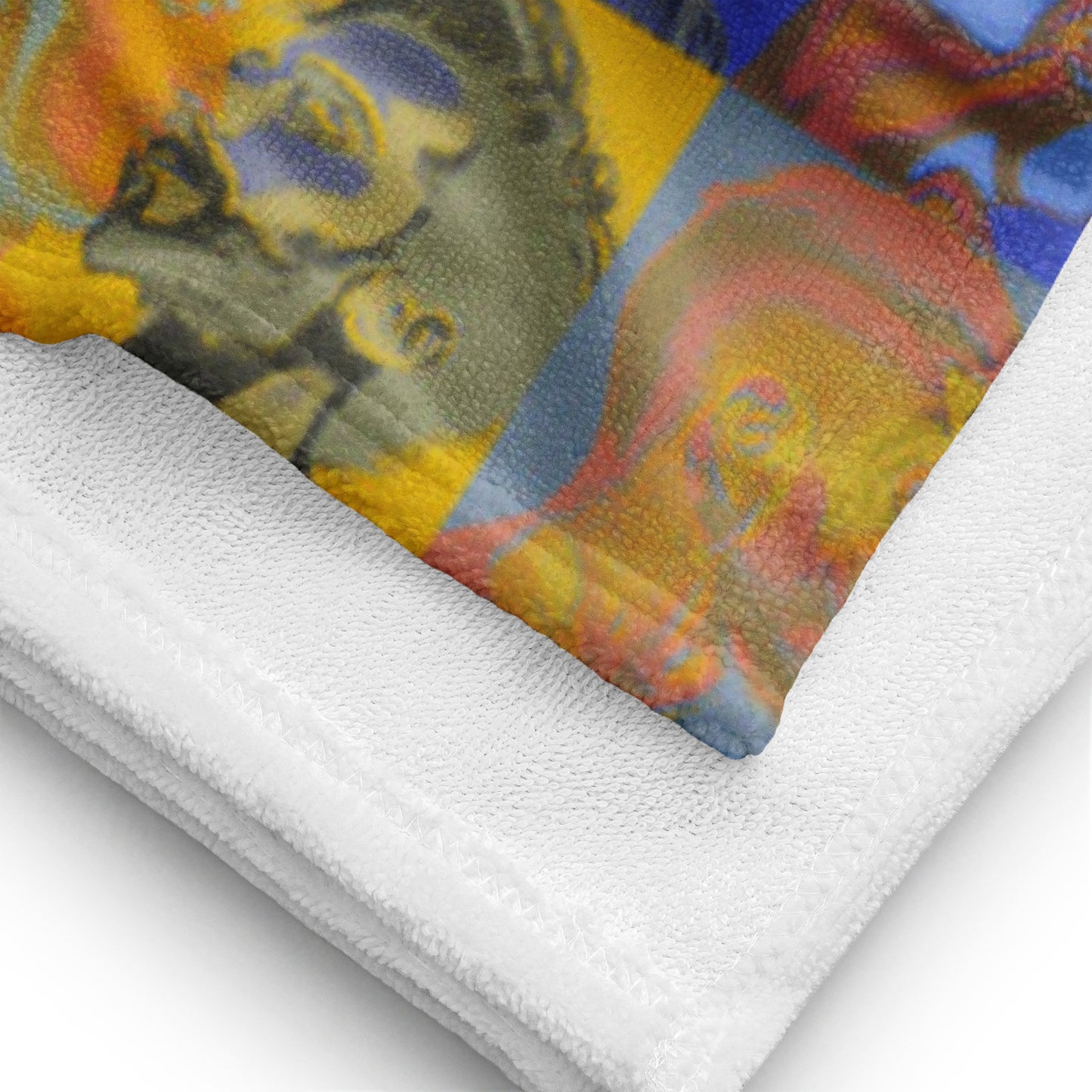 Tile Towel - Pines Party Sunrise