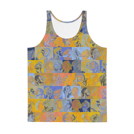 Tile Tank Top - Pines Party Sunrise