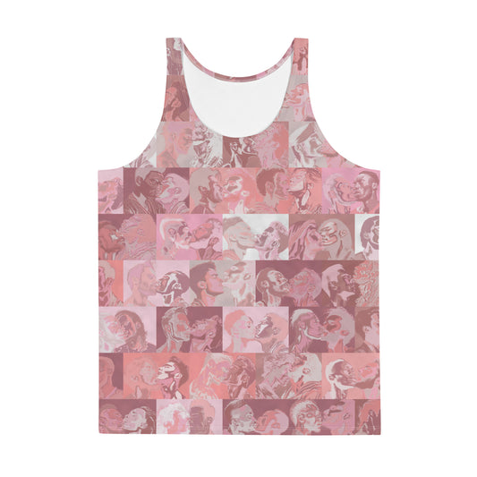 Tile Tank Top - Pink