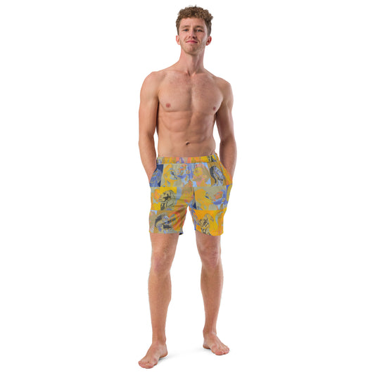 Tile Swim Trunks - Pines Party Sunrise