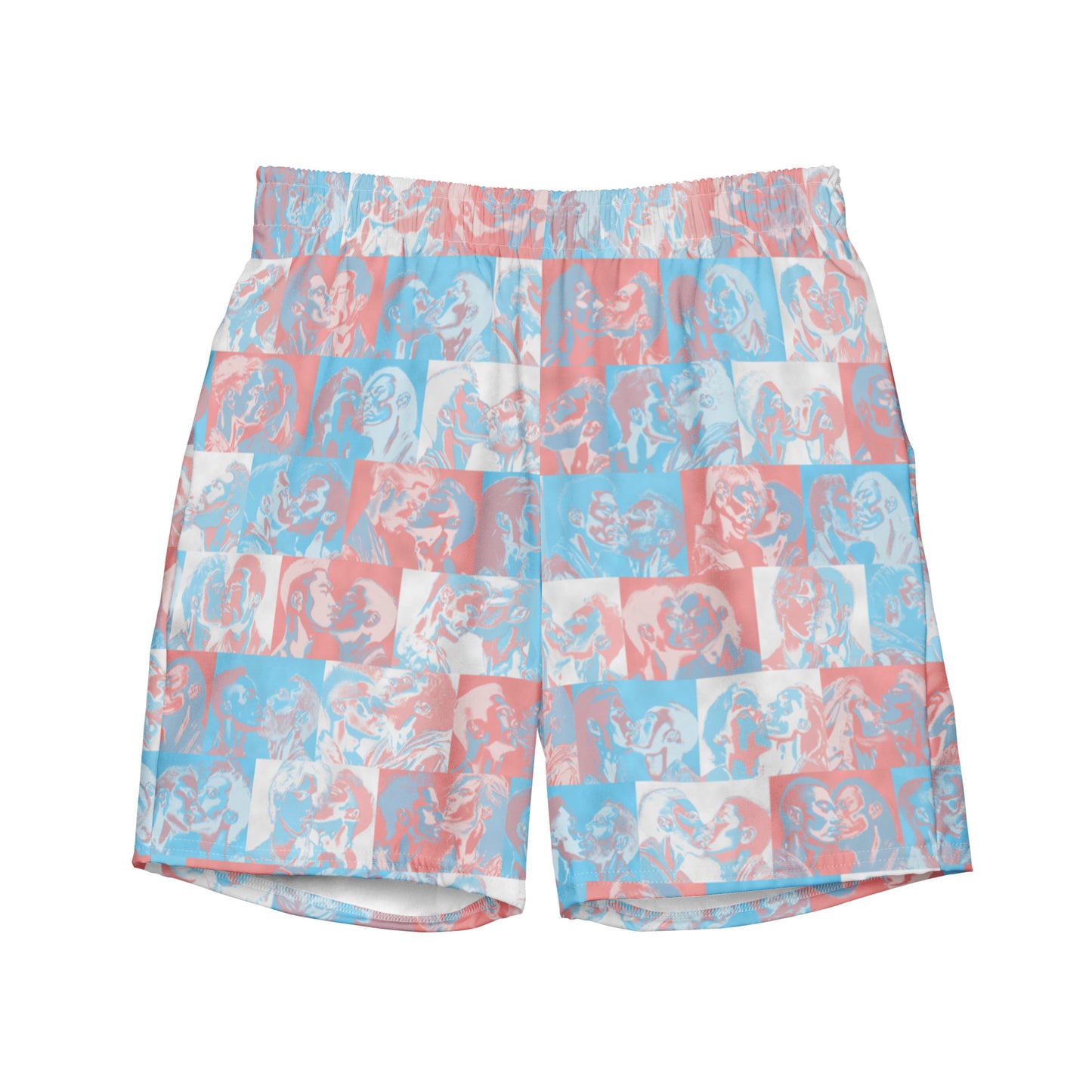 Tile Swim Trunks - Trans Pride