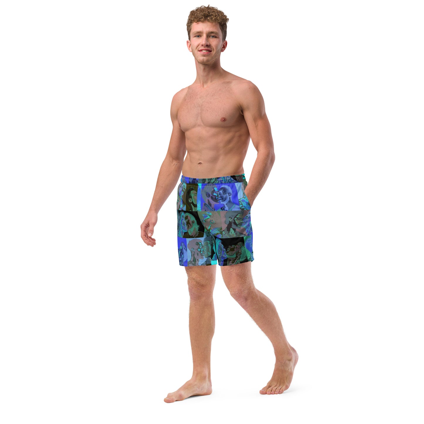 Tile Swim Trunks - Tron