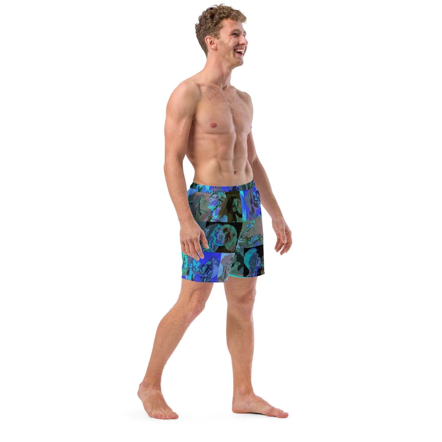 Tile Swim Trunks - Tron