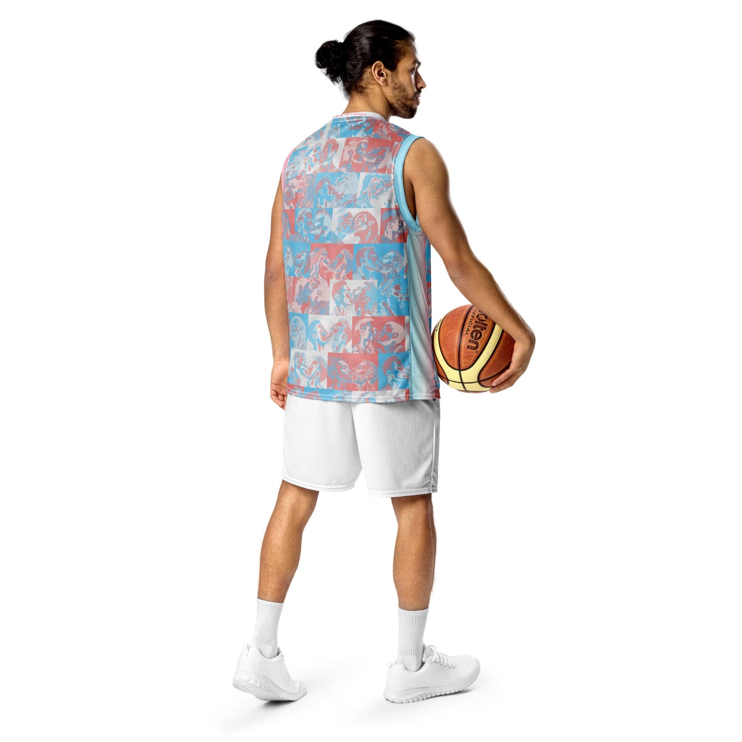 Trans Pride Basketball Jersey Crop Top