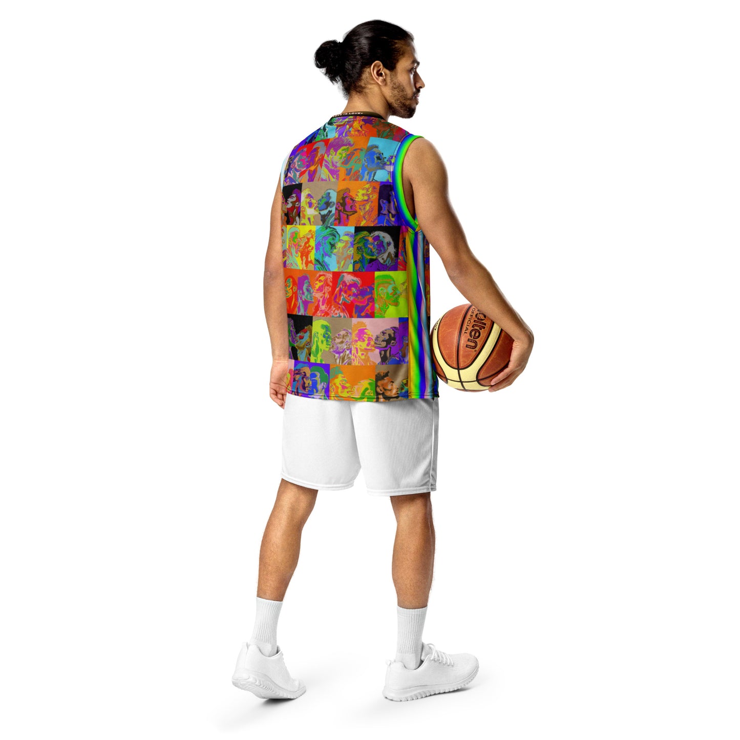 Spectrum Pride Basketball Jersey Crop Top