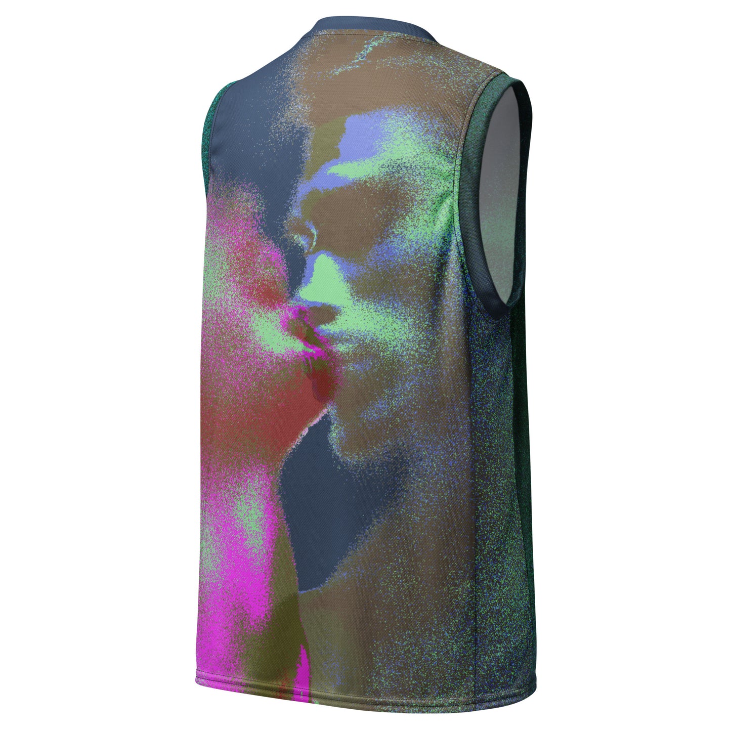 Disintegration Basketball Jersey Croppable Top