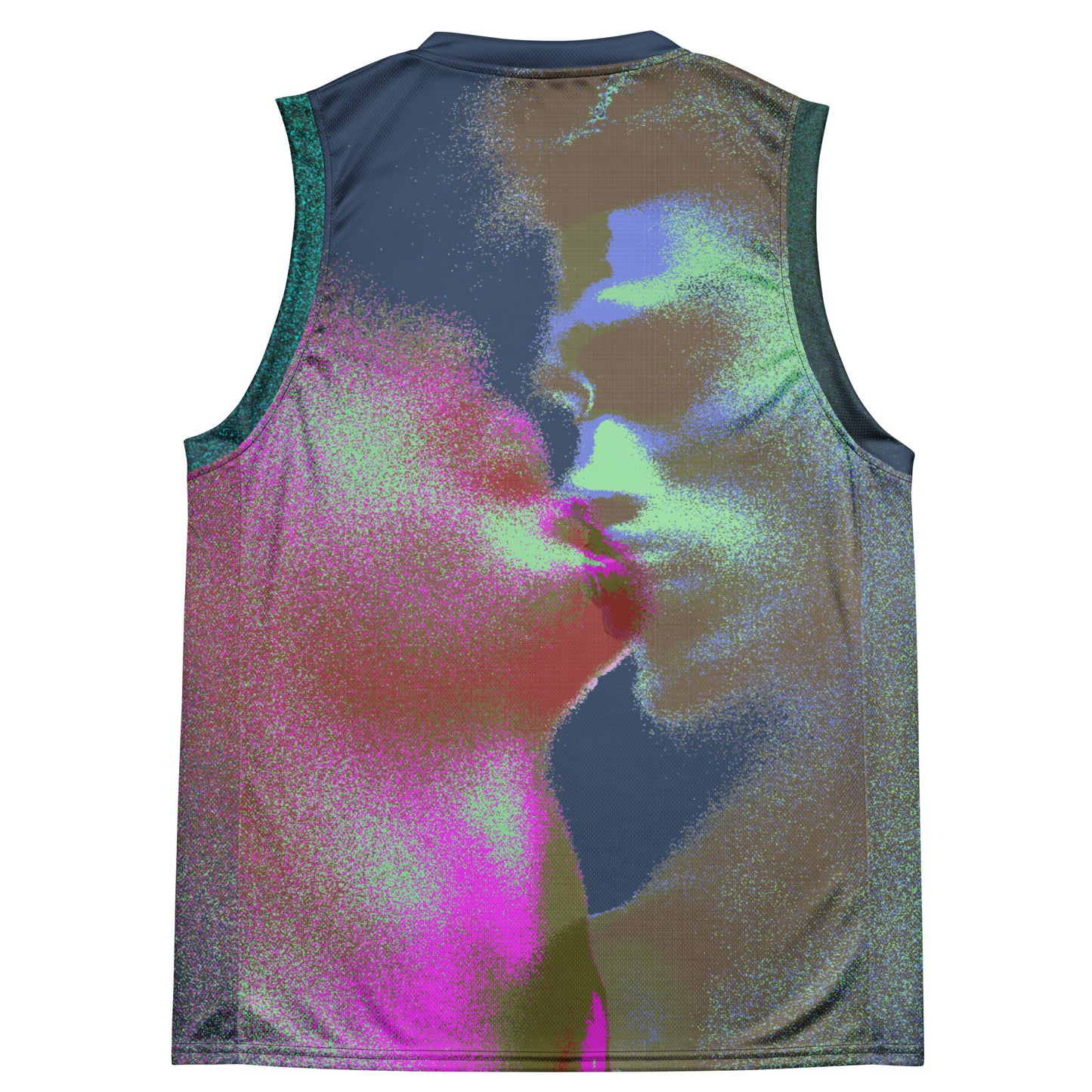 Disintegration Basketball Jersey Croppable Top