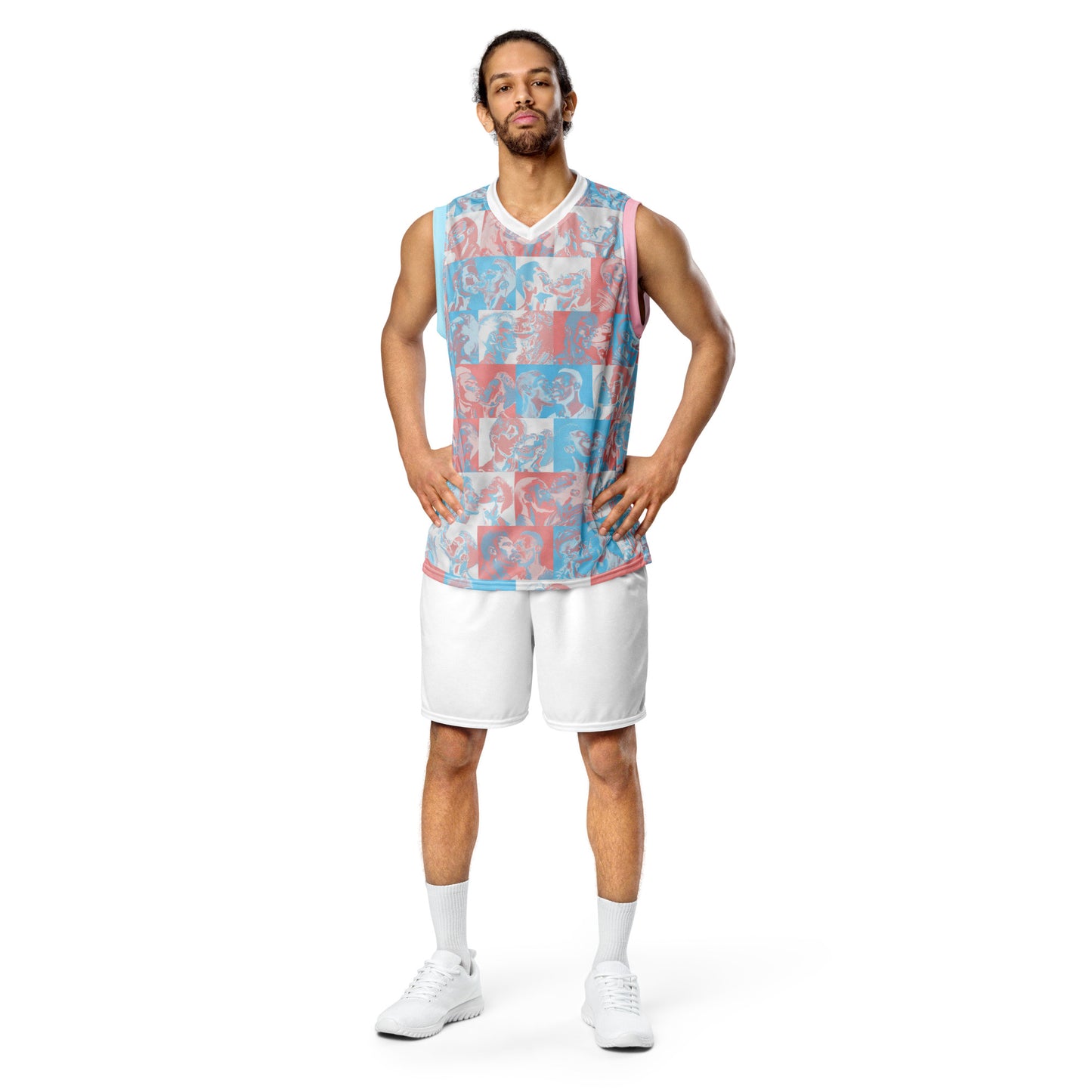 Trans Pride Basketball Jersey Crop Top
