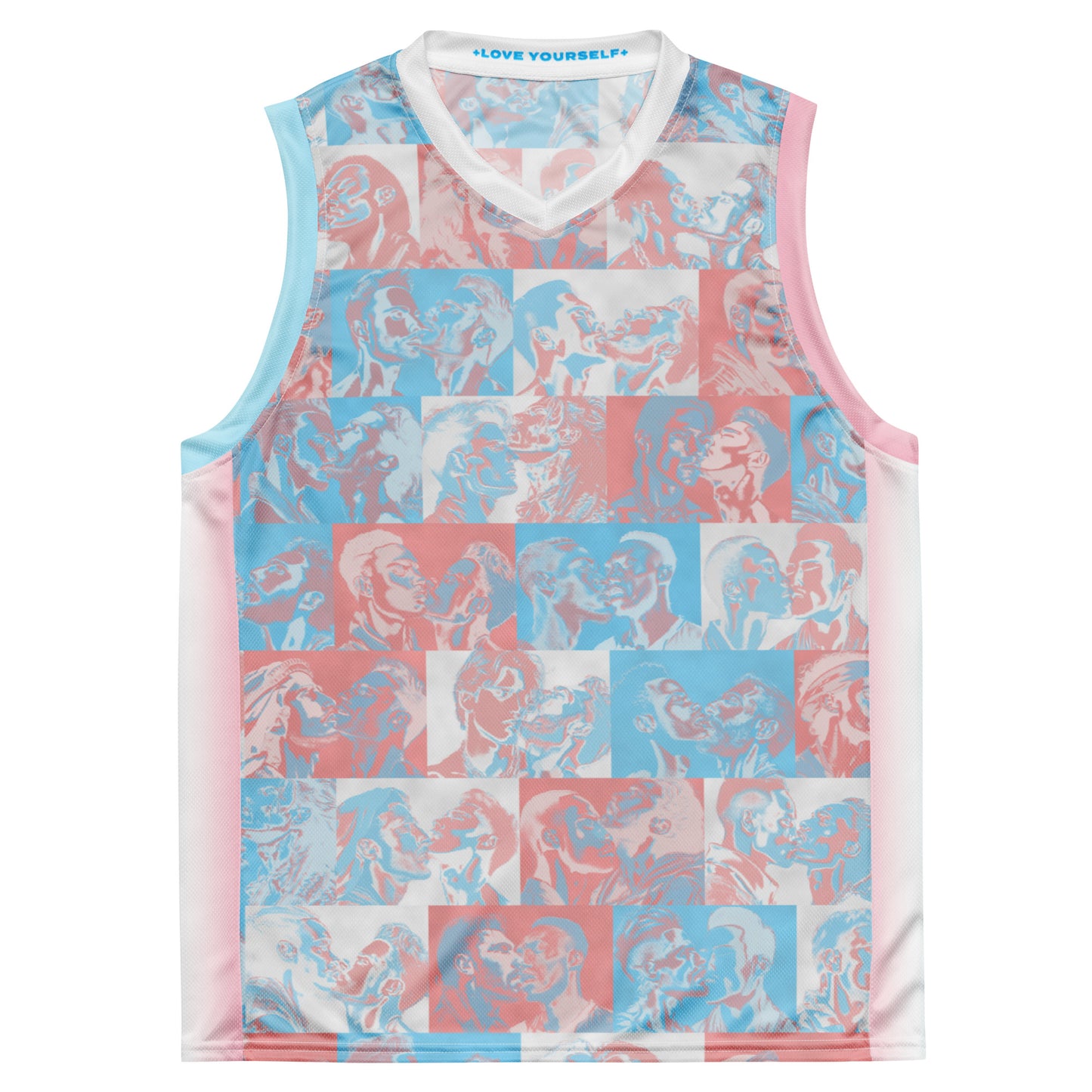 Trans Pride Basketball Jersey Crop Top
