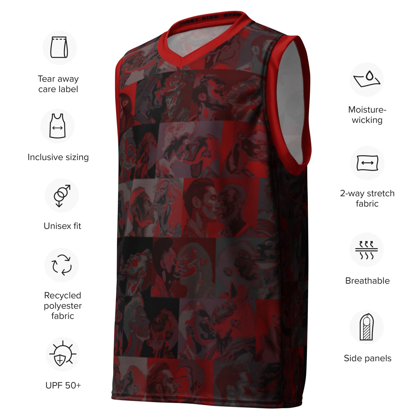 Darkroom Basketball Jersey Crop Top