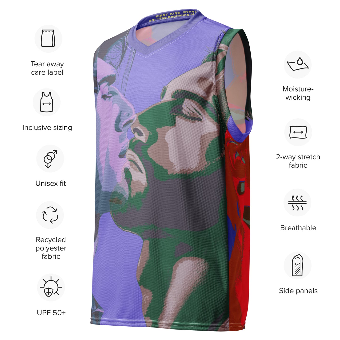"Beginning of Everything" Basketball Jersey Crop Top