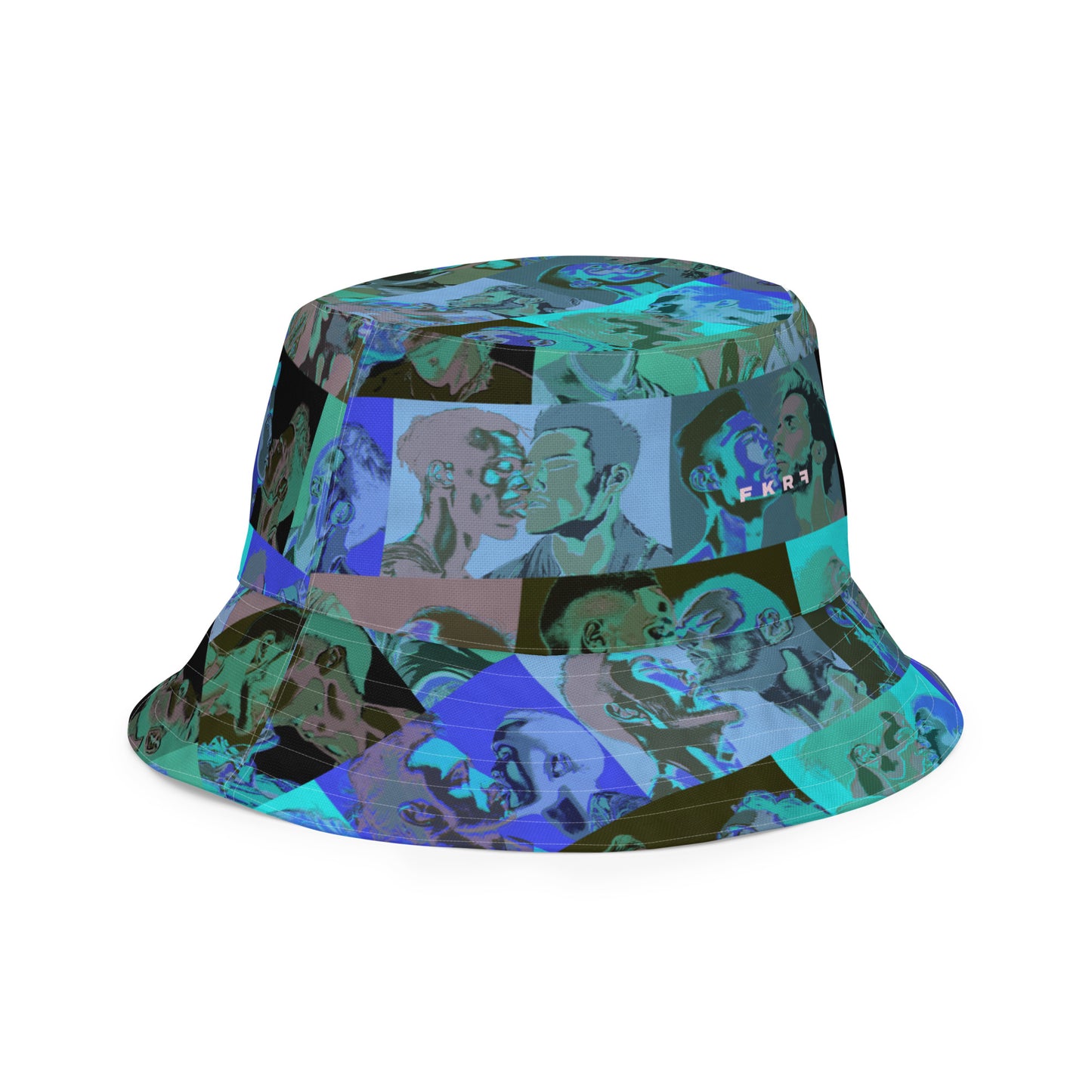 Tile Bucket Hat (Reversible) - Pink/Tron