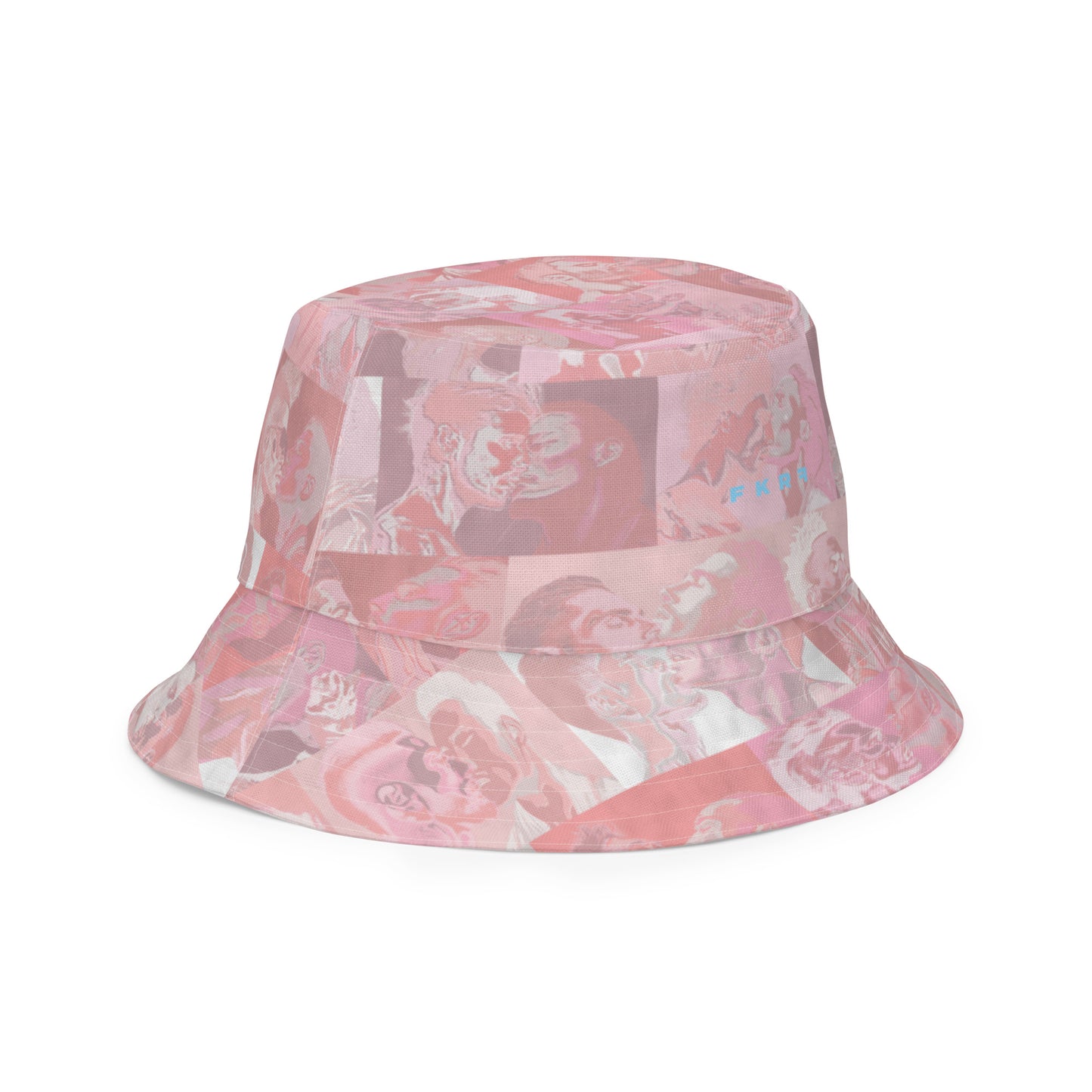 Tile Bucket Hat (Reversible) - Pink/Tron
