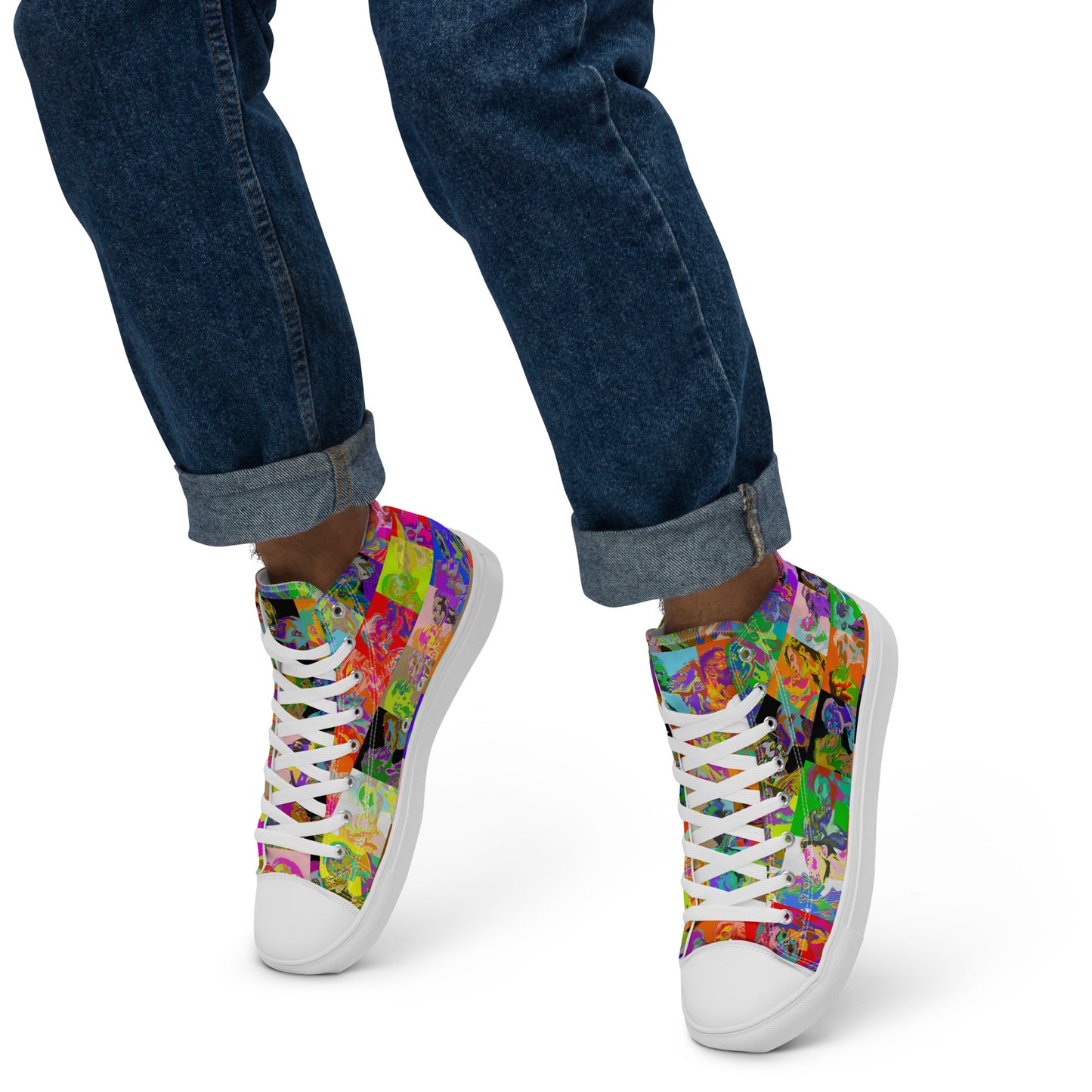First Kiss Tile High Tops - Spectrum