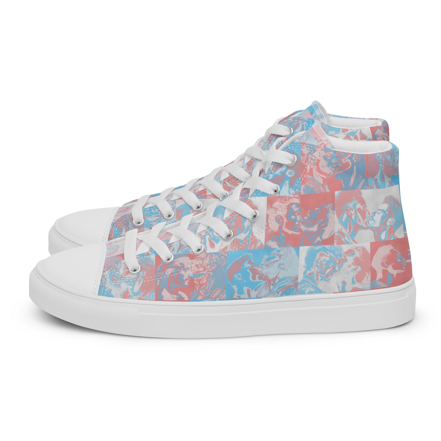 Tile High Tops - Trans Pride