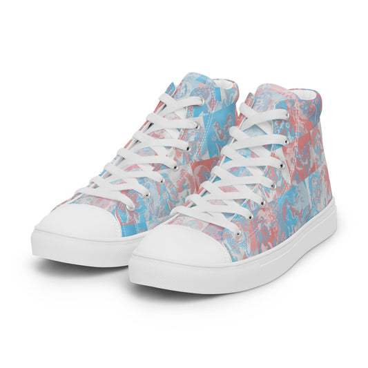 Tile High Tops - Trans Pride