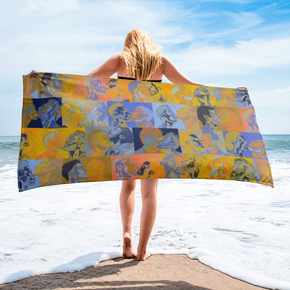 Tile Towel - Pines Party Sunrise